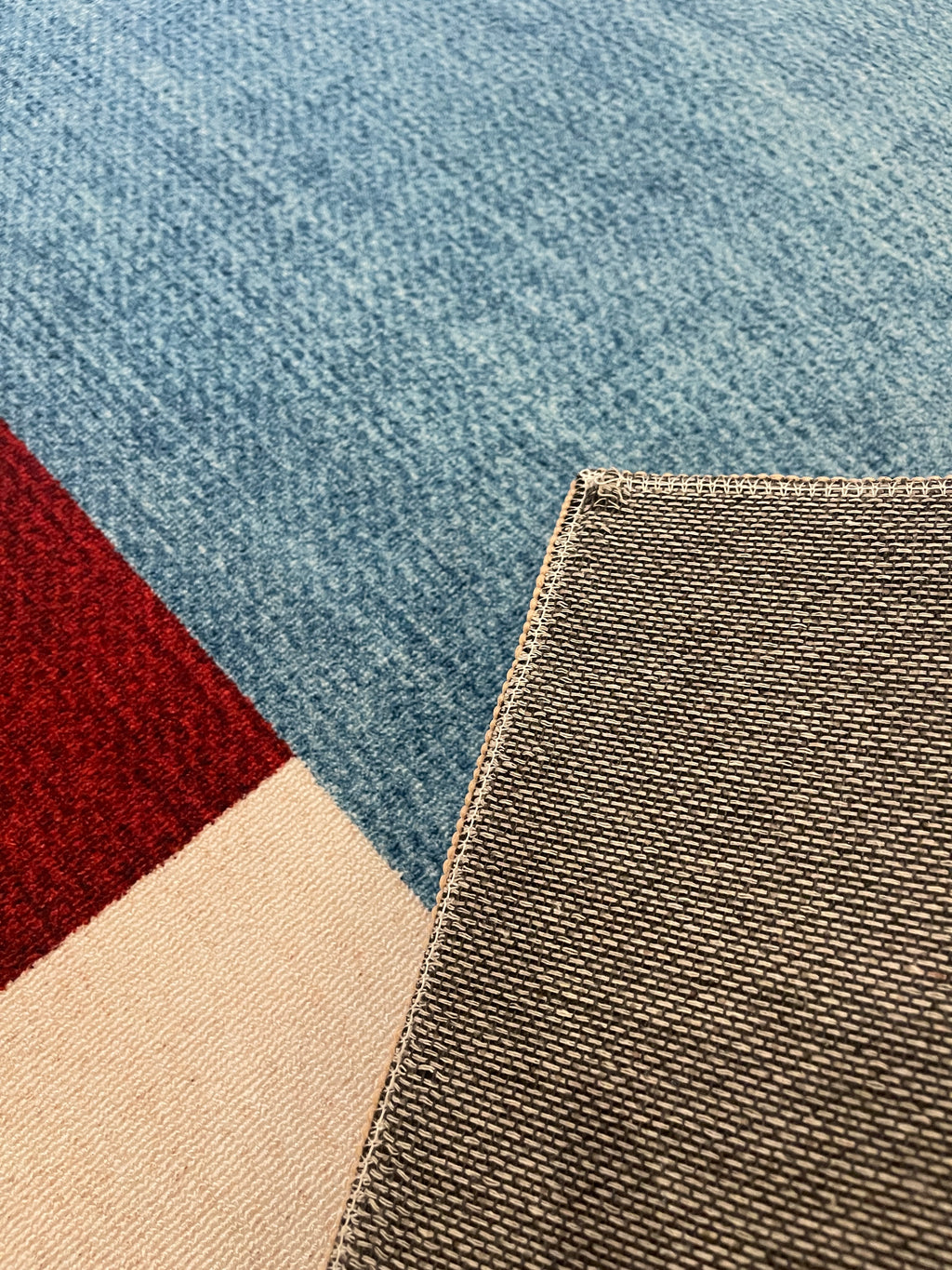 Berry & Milk Block Rug