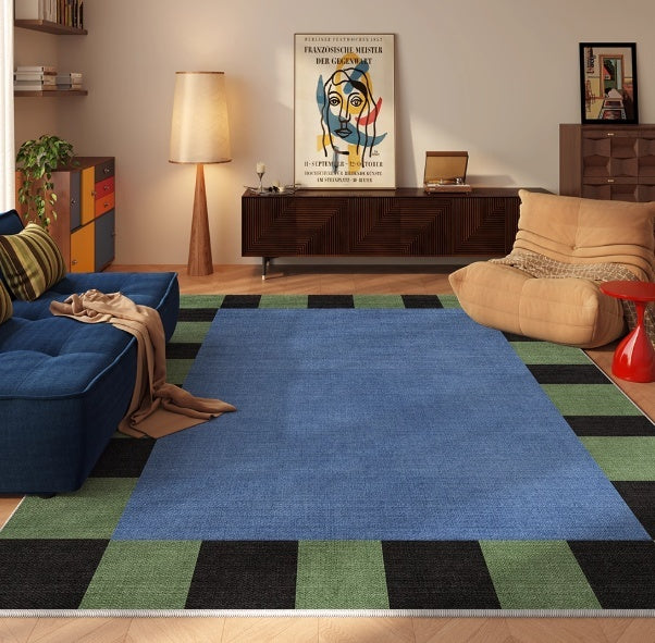 Mint & Midnight Block Rug