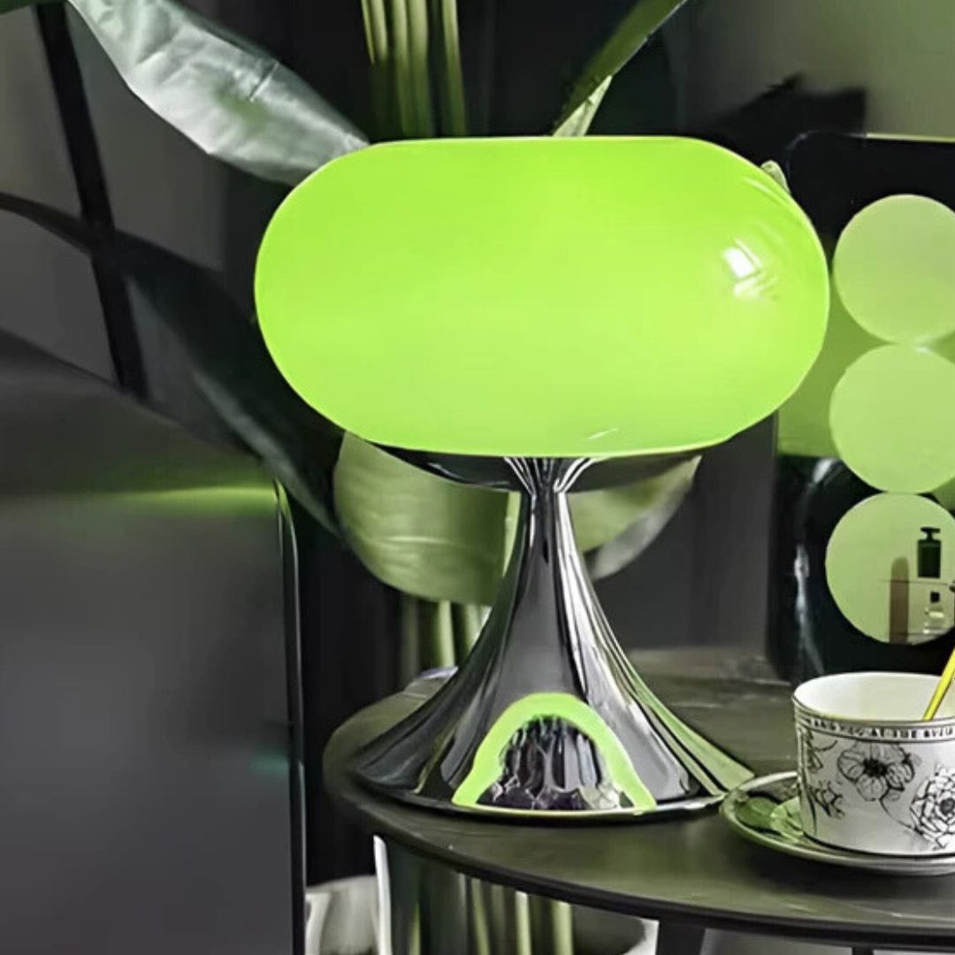 Green Apple Dome Table Lamp