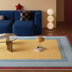 Honey Stripe Rug - Yellow & Blue