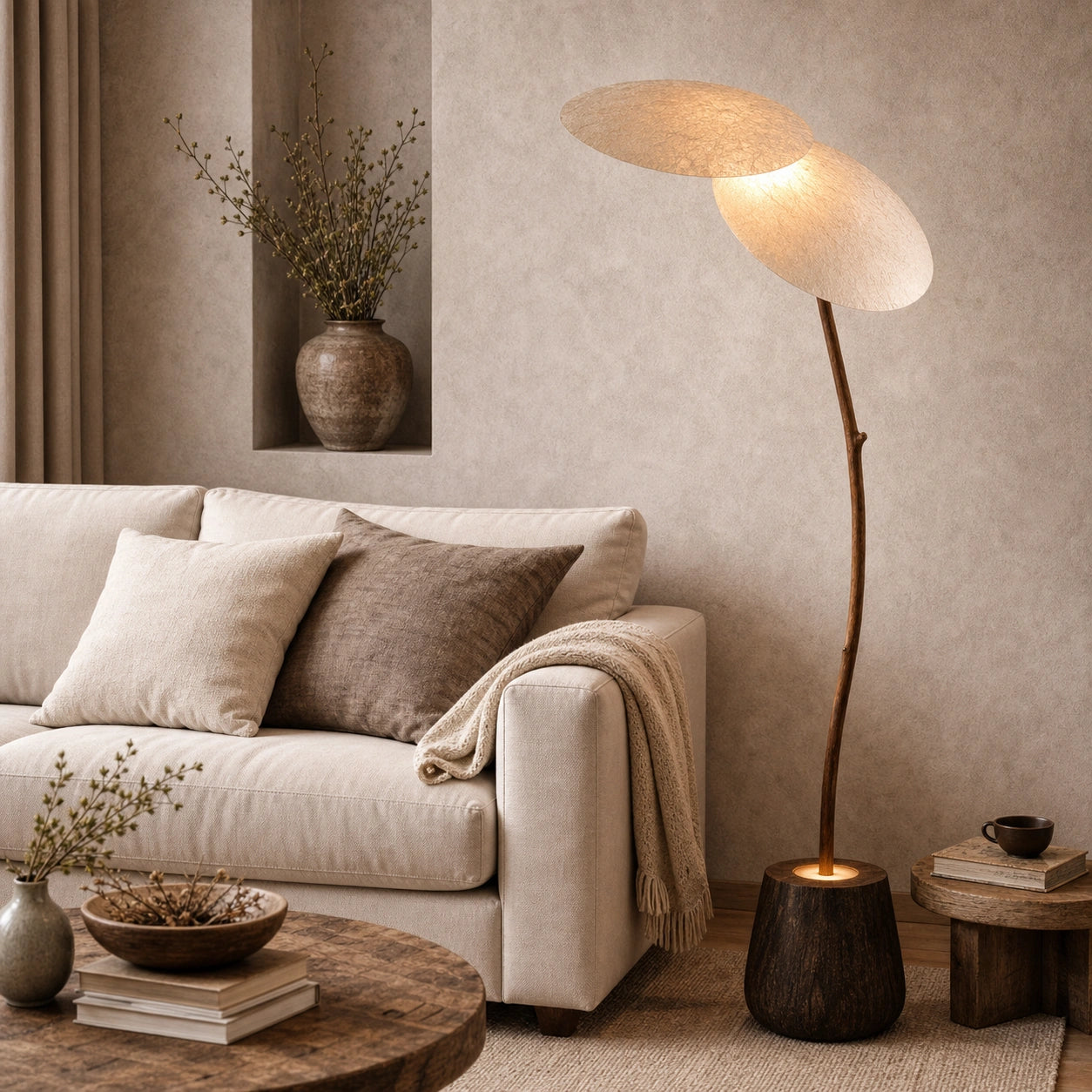 Lotus Leaf Floor Lamp