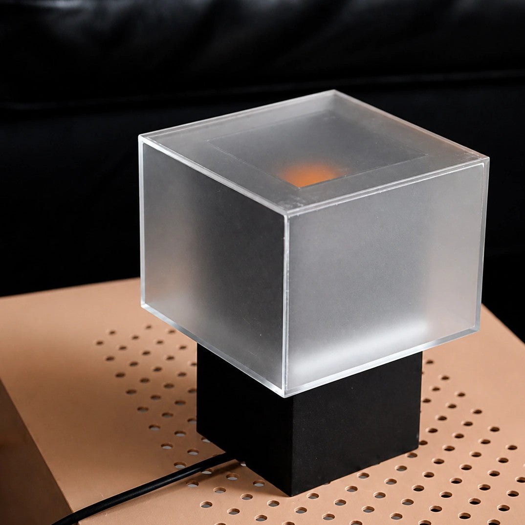 Midnight Haze Cube Table Lamp