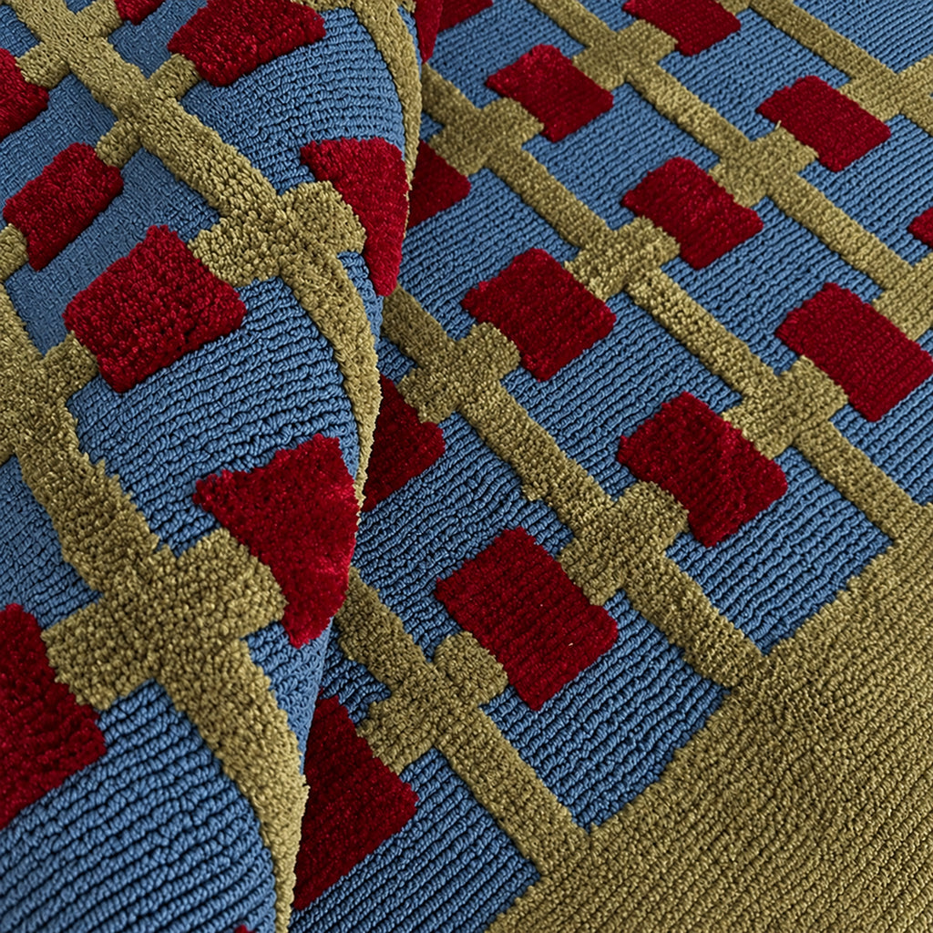 Picnic Waffle Grid Rug