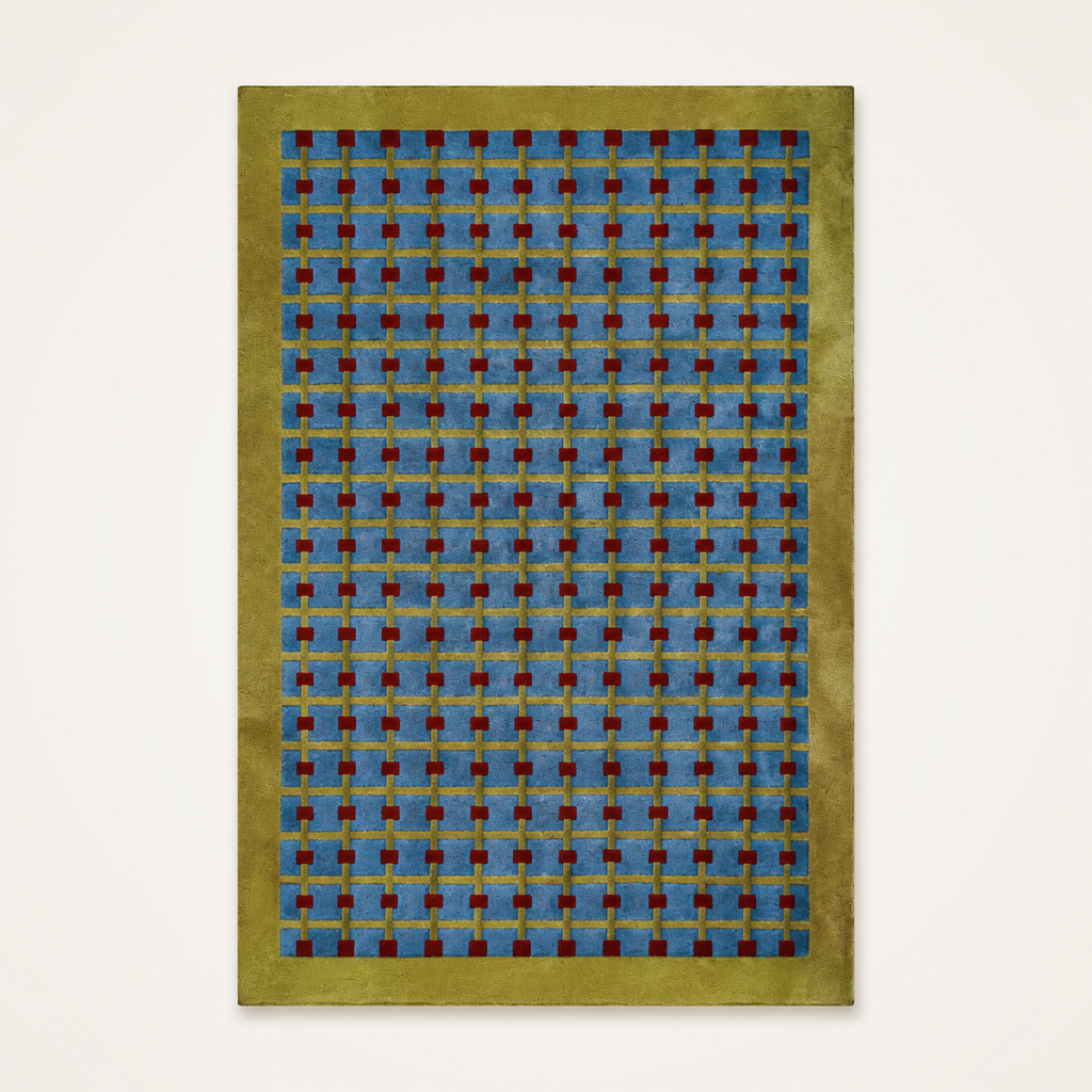 Picnic Waffle Grid Rug