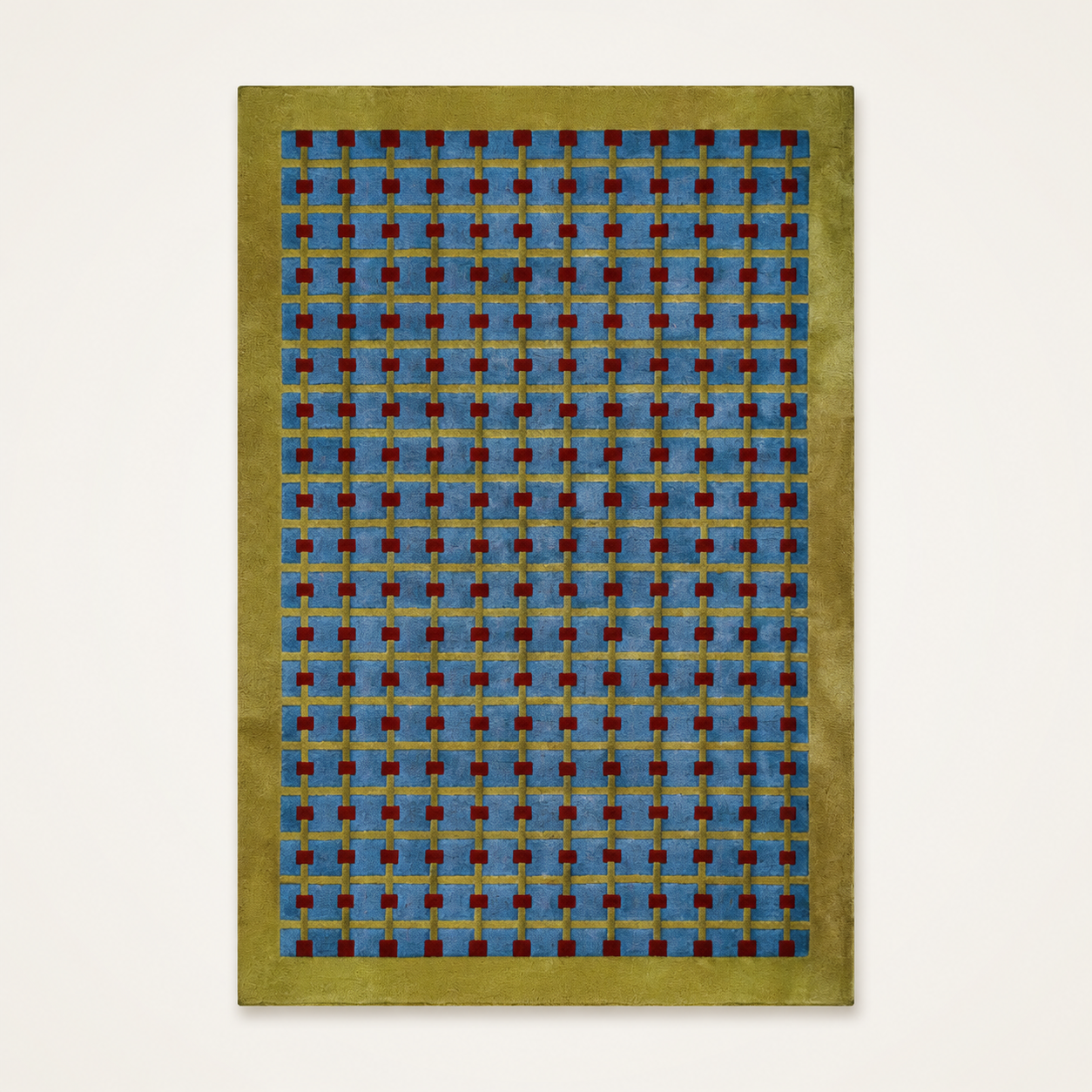 Picnic Waffle Grid Rug
