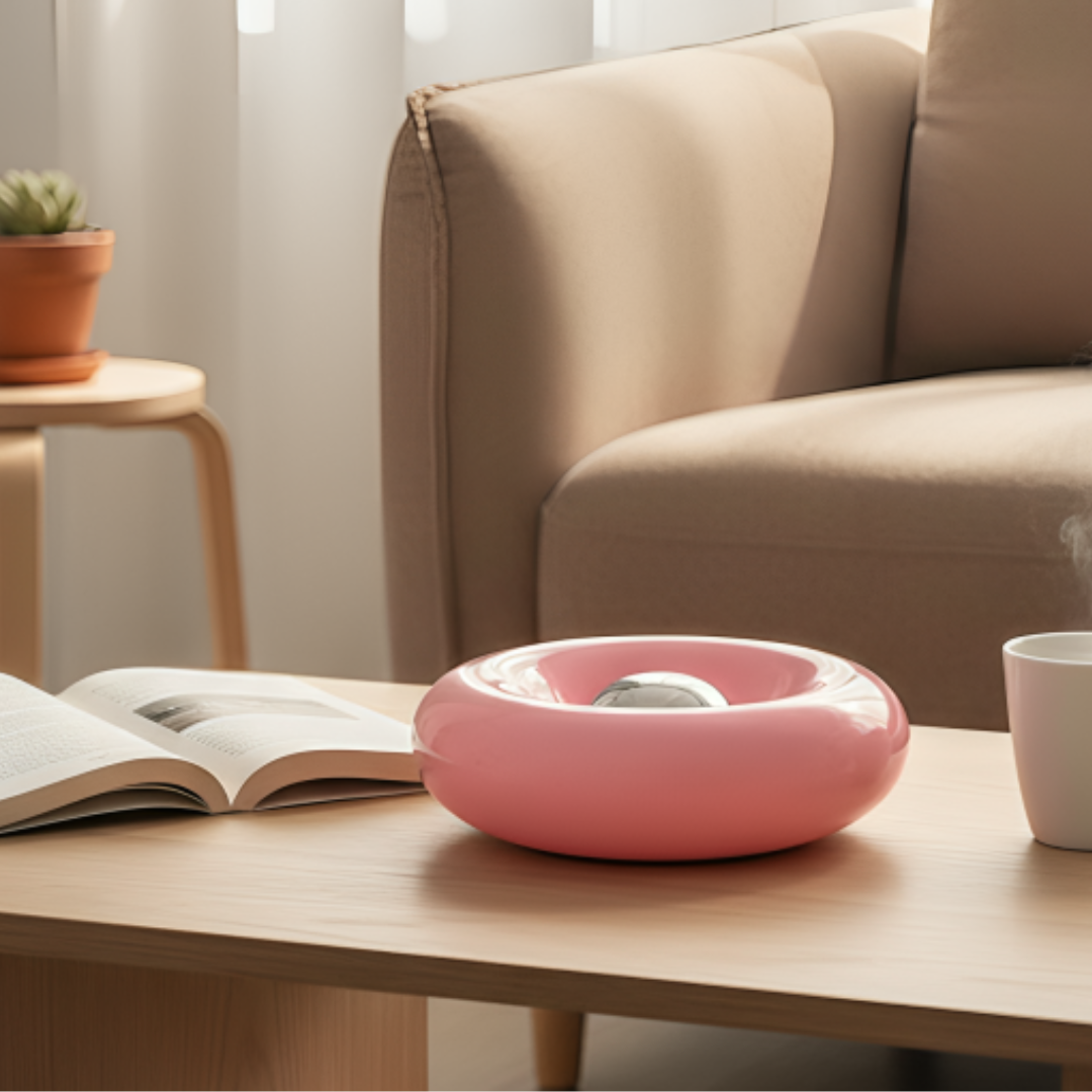 Pink Donut Portable Touch Lamp